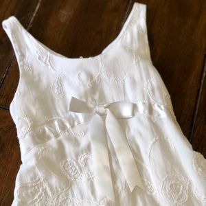 EUC Darling White Cotton Summer Dress